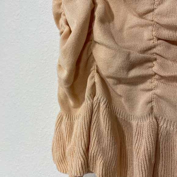 Lulus Ruched Ruffle Tank Top - Picture 2 of 6